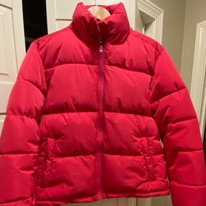 Forever 21 Pink Puffer Coat Size M
